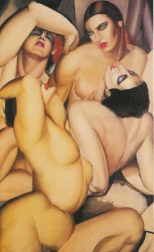 Tamara de Lempicka Werke - Gruppe von vier Akten 1925 zeitgenössische Tamara de Lempicka